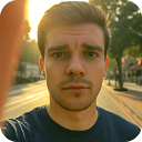 Casual input selfie uploaded to Pixazo