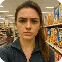 Casual input selfie uploaded to Pixazo