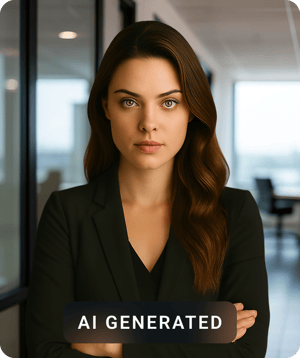 Studio portrait headshot created with Pixazo AI