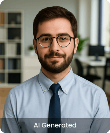 AI-generated business portrait created with Pixazo AI