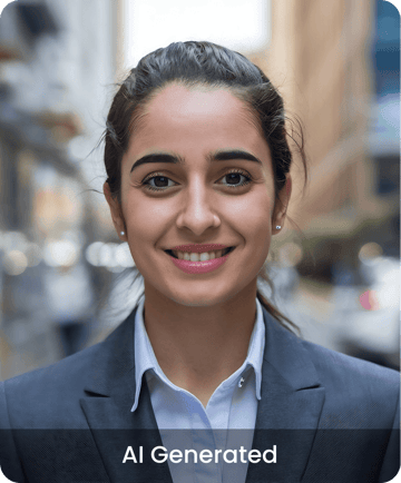 AI-generated LinkedIn portrait created with Pixazo AI