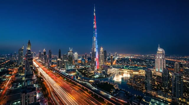 Burj Khalifa at Night
