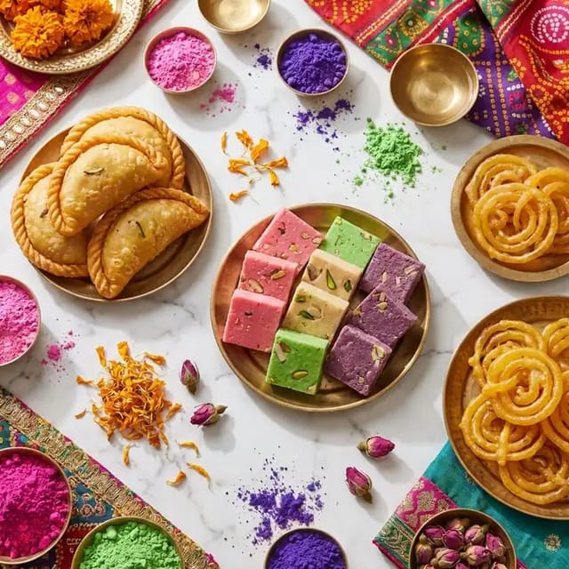 Holi Festival Sweets