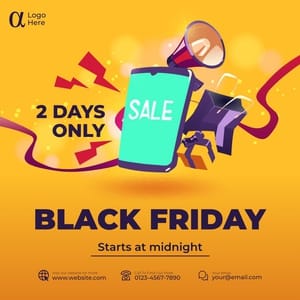 Black Friday design by Rowan Novak