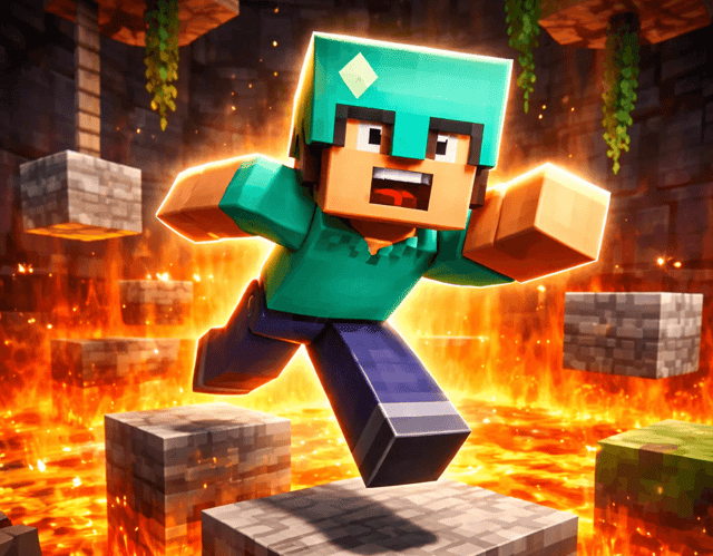 Minecraft Parkour Video