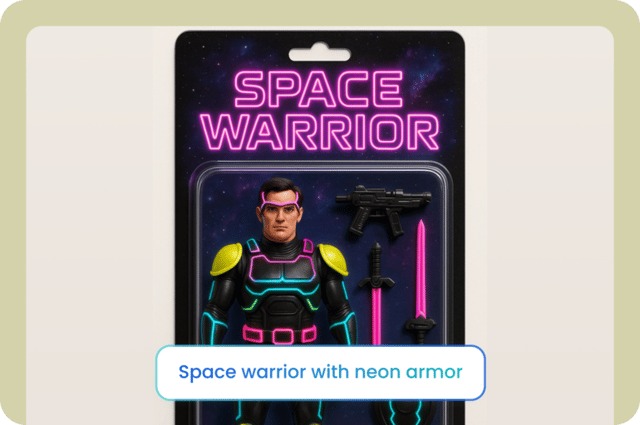 Action example — Action Figure Generator on Pixazo AI