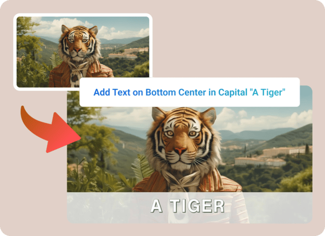 Addtexttoimage example — Add Text To Photo on Pixazo AI