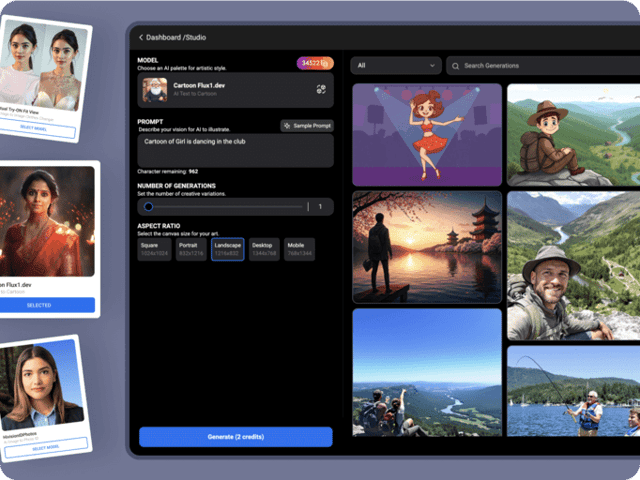 Aicartoongenerator example — AI Cartoon Generator on Pixazo AI