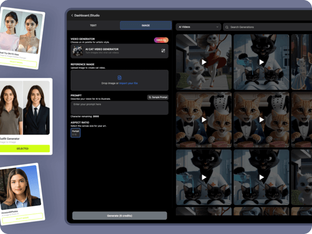 Aicatlast example — Cat Video Generator on Pixazo AI