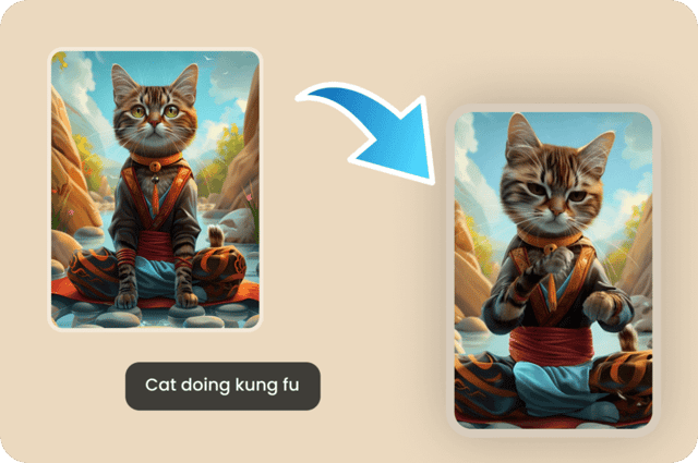 Aicatsteps example — Cat Video Generator on Pixazo AI