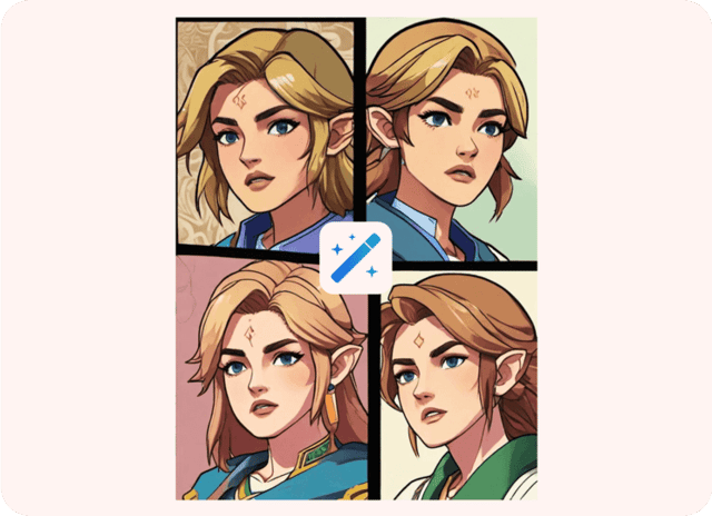 Character example — AI Consistent Character Generator on Pixazo AI