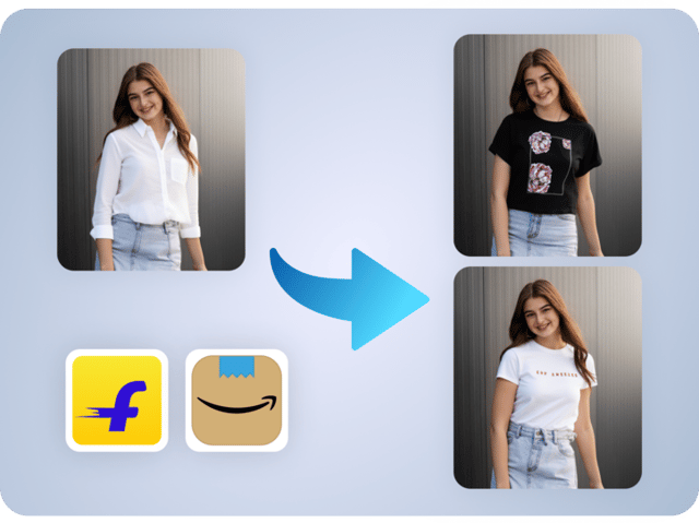 Dressingroom example — AI Virtual Dressing Room on Pixazo AI