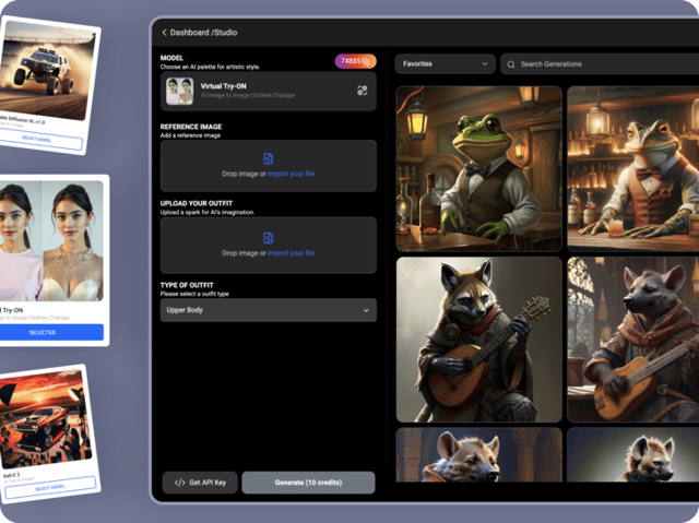 Dressingroom example — AI Virtual Dressing Room on Pixazo AI