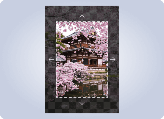 Extender example — AI Image Extender on Pixazo AI