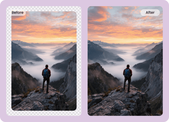 Extender example — AI Image Extender on Pixazo AI