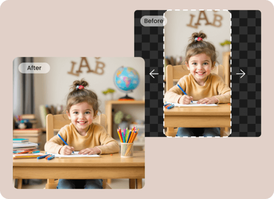 Extender example — AI Image Extender on Pixazo AI