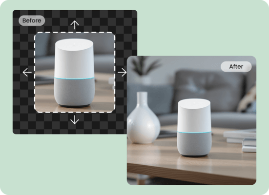 Extender example — AI Image Extender on Pixazo AI