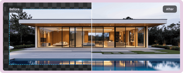 Extendernav example — AI Image Extender on Pixazo AI