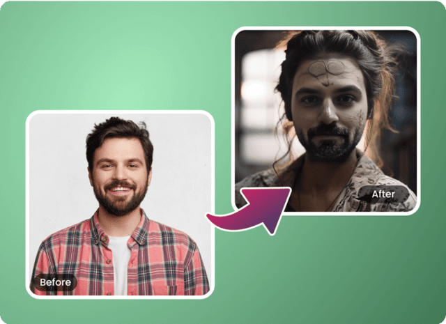 Face example — AI Face Swap on Pixazo AI
