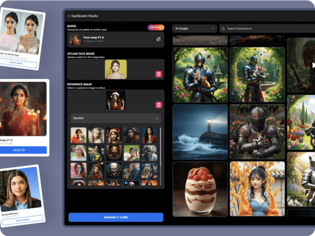 Face example — AI Face Swap on Pixazo AI