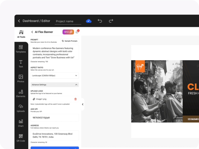 Flex example — AI Flex Banner Generator on Pixazo AI