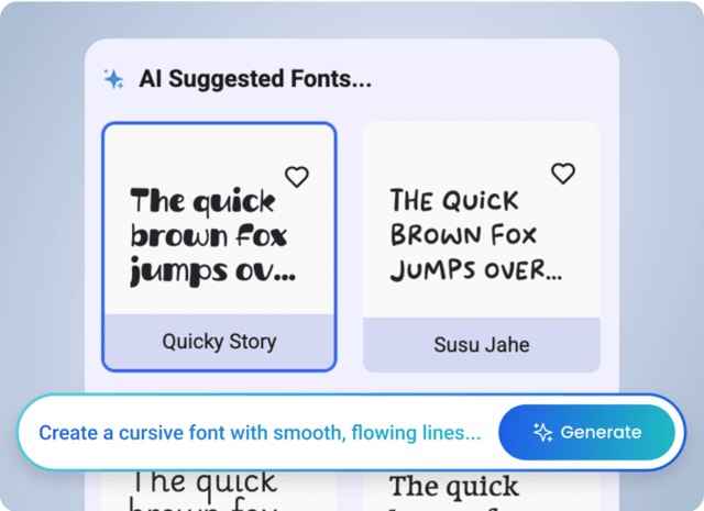 Font example — AI Font Generator on Pixazo AI