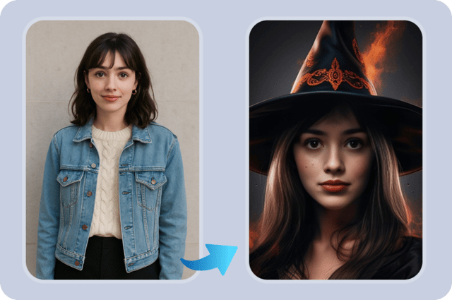 Halloween example — AI Avatar Generator — Halloween Avatar on Pixazo AI