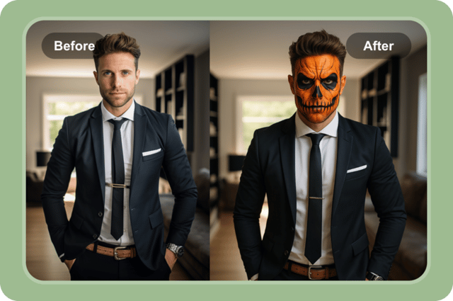 Halloween example — AI Avatar Generator — Halloween Avatar on Pixazo AI