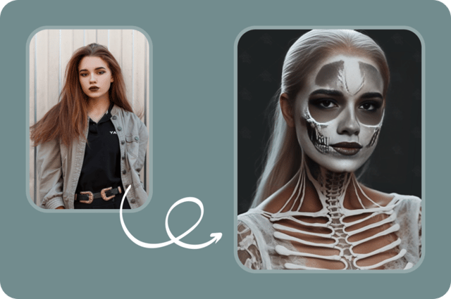 Halloween example — AI Avatar Generator — Halloween Avatar on Pixazo AI