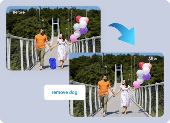 Inpaint example — AI Image Inpainting on Pixazo AI