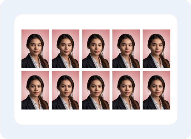 Passport example — AI Passport Photo Maker on Pixazo AI