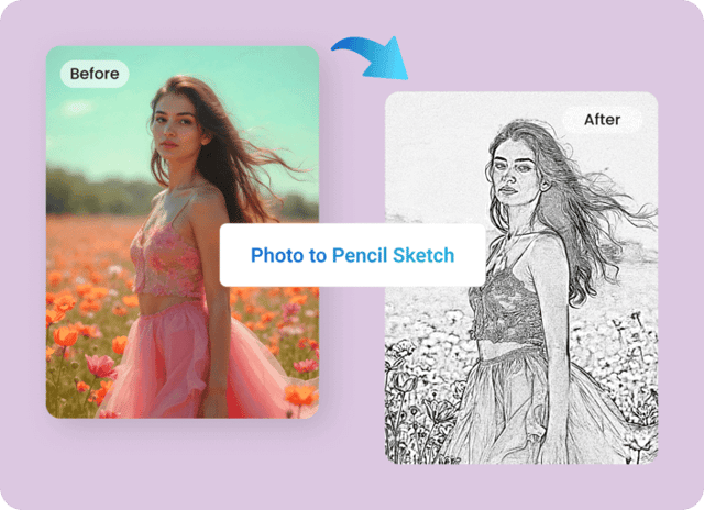 Phototosketch example — Convert Photo To Pencil Sketch With Ai on Pixazo AI