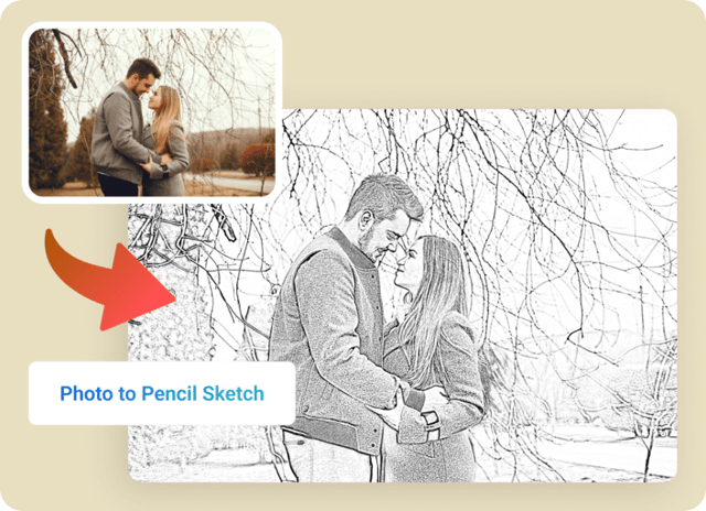 Phototosketch example — Convert Photo To Pencil Sketch With Ai on Pixazo AI