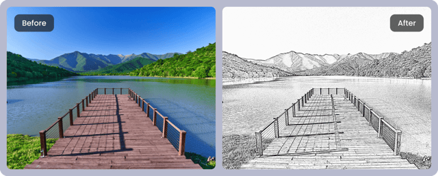 Phototosketchnav example — Convert Photo To Pencil Sketch With Ai on Pixazo AI