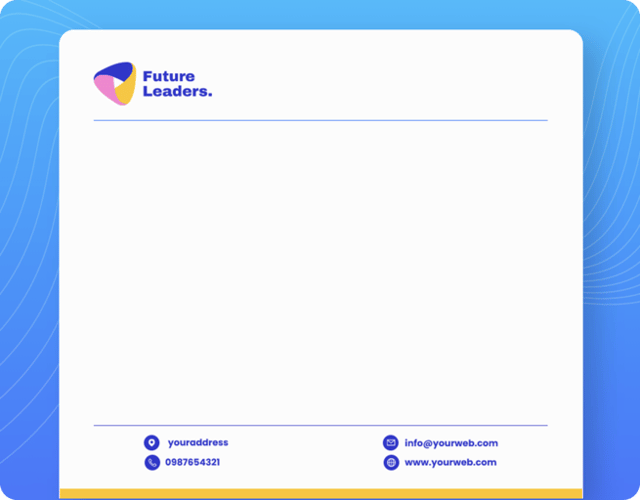 Letterhead maker