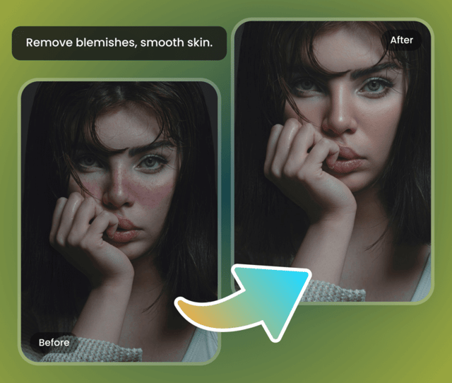 Retouching example — AI Photo Retouching on Pixazo AI