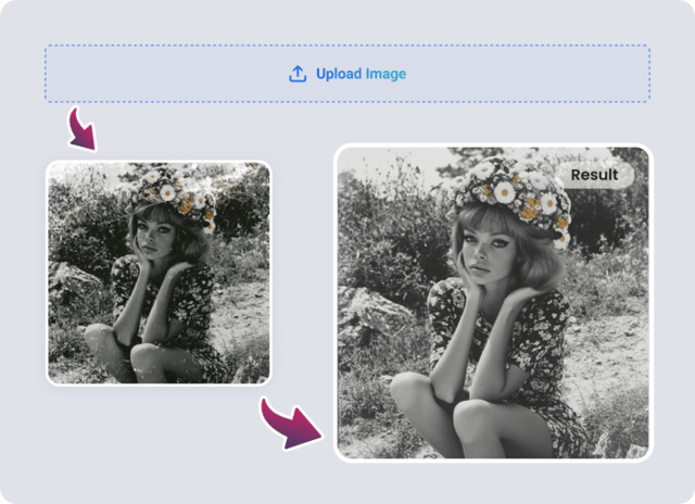 Revive example — AI Photo Restoration on Pixazo AI