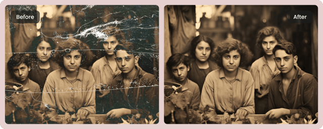 Revivetab example — AI Photo Restoration on Pixazo AI