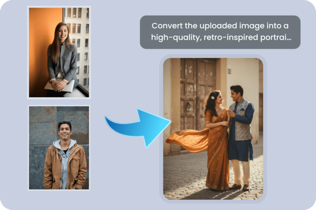 Vintage example — Vintage Photo Generator on Pixazo AI