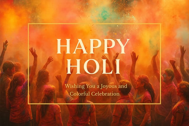 Holi design by Maya Sharma