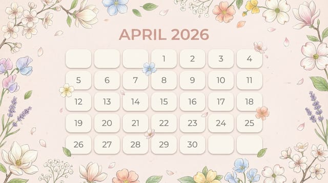 Calendar design by Maya Garza