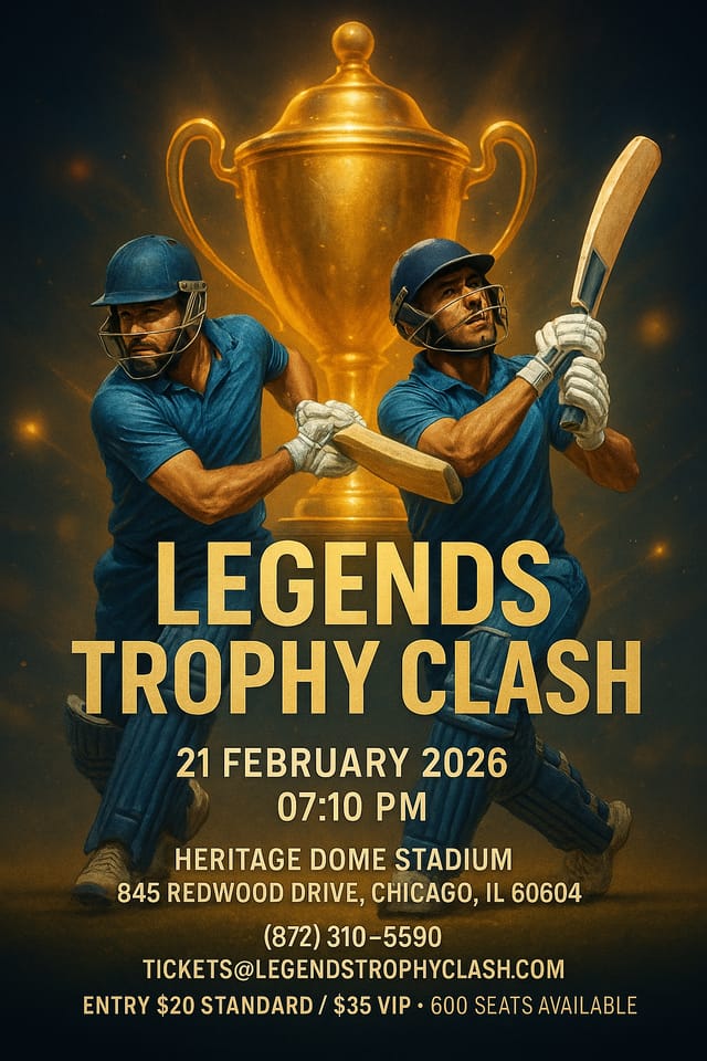 Cricket World Cup design by Sam Farouk
