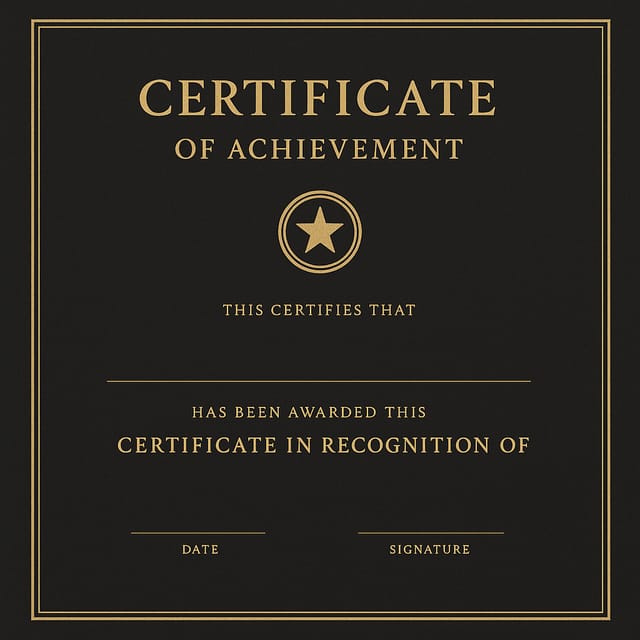 Recognition design by Tomas Eriksson