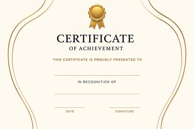 Recognition design by Jordan Fischer