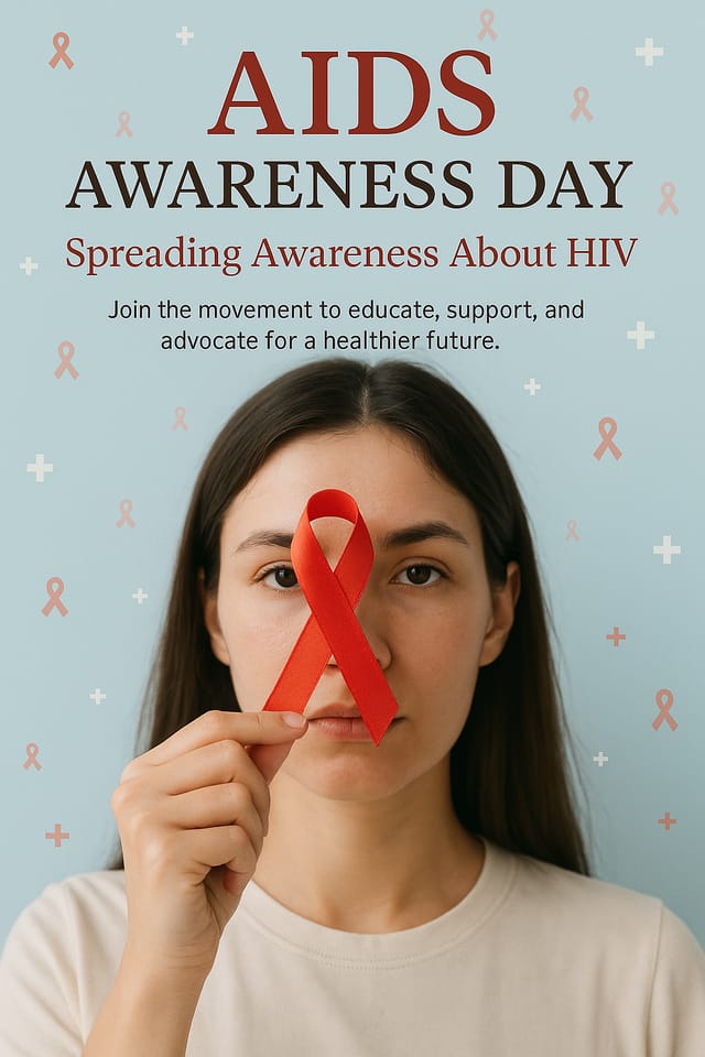 Aids Awareness Day design by Jordan Okafor