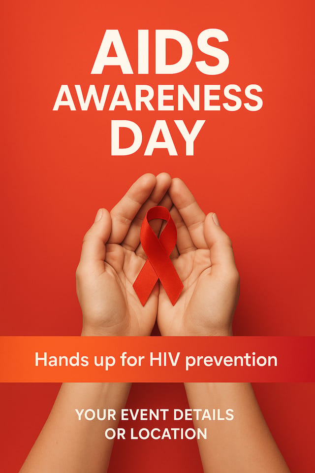 Aids Awareness Day design by Esme Laurent