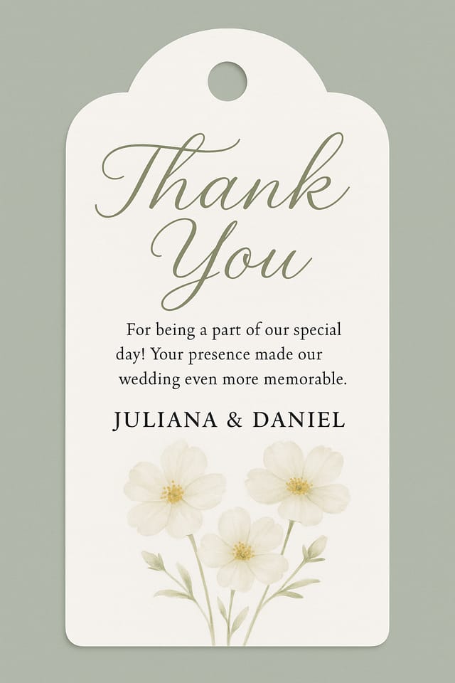 Thank You design by Wren Laurent