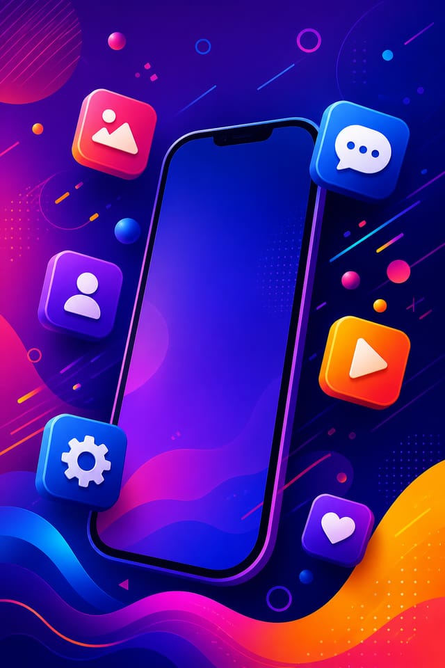 App Background — vibrant style app background
