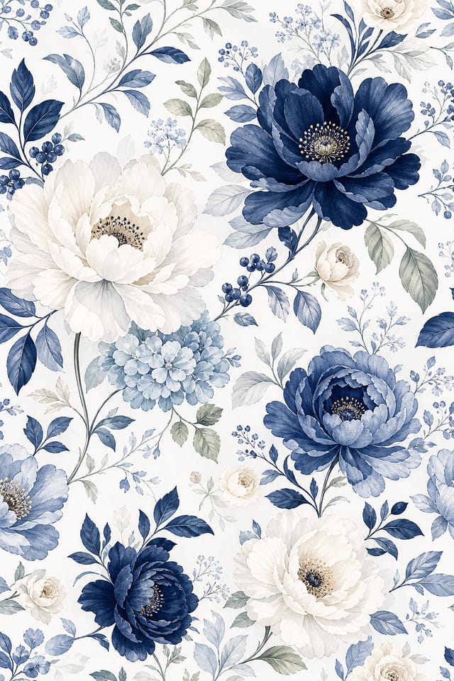 Flower Background — corporate style background image, featuring botanical floral imagery, garden palette, organic curves