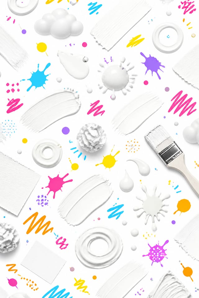 White Background — vibrant style background image